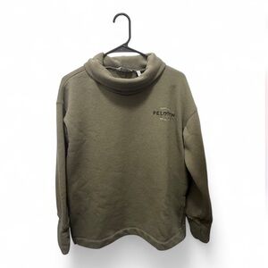 Peloton brand mock neck sweatshirt